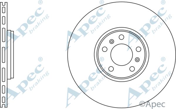 APEC BRAKING stabdžių diskas DSK2734